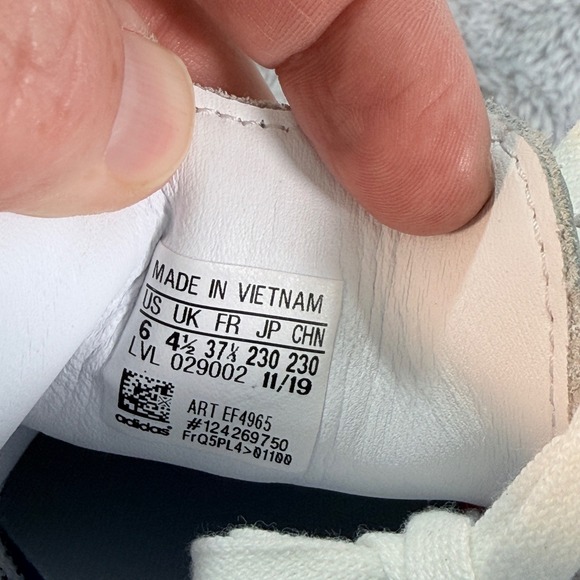 Adidas Sambarose W White Pink Heart Gum Sole Sneakers Shoes Women US 6 EF4965 - Picture 6 of 6